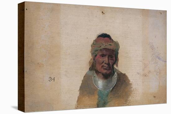 Unidentified Indian Man-John Mix Stanley-Premier Image Canvas