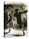 Unidentified Men Duelling with Swords in Moonlight-John Millar Watt-Premier Image Canvas