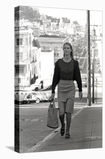 Unidentified Model in San Francisco, California, 1960-Allan Grant-Premier Image Canvas