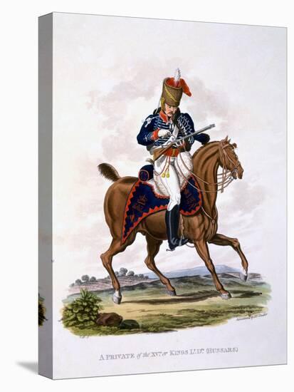 Uniform of a Private of the 15th or King's Light Dragoons (Hussars), from 'Costume of the British…-Charles Hamilton Smith-Premier Image Canvas