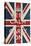Union Jack - Keep Calm and Carry On-Lantern Press-Stretched Canvas