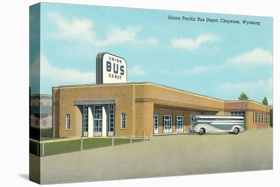 Union Pacific Bus Depot, Cheyenne-null-Stretched Canvas