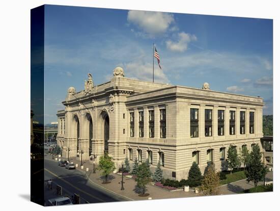 Union Station Albany - Now a Bank-Carol Highsmith-Stretched Canvas
