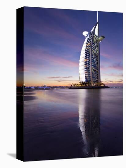 United Arab Emirates (UAE), Dubai, the Burj Dubai Hotel at Night-Gavin Hellier-Premier Image Canvas