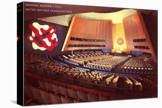 United Nations General Assembly Hall, New York City-null-Stretched Canvas