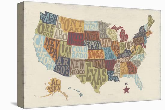 United State Signs-Erica J^ Vess-Stretched Canvas