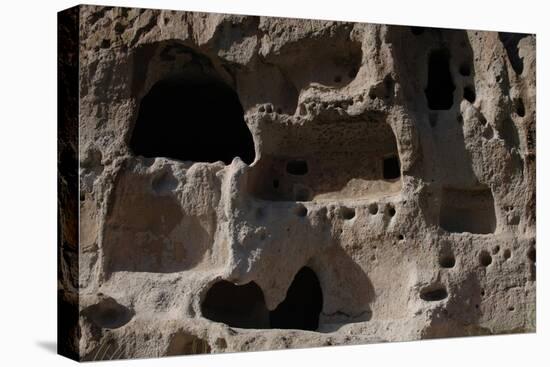 United States, Bandelier National Monument, Anasazi Culture, Cliff Dwellings-null-Premier Image Canvas