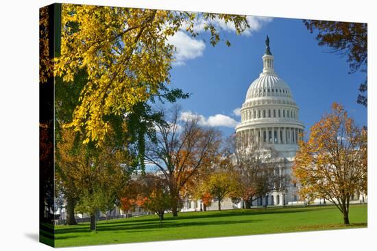 United States Capitol Building in Washington Dc, during Fall Season-Orhan-Premier Image Canvas