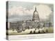 United States Capitol-Currier & Ives-Premier Image Canvas