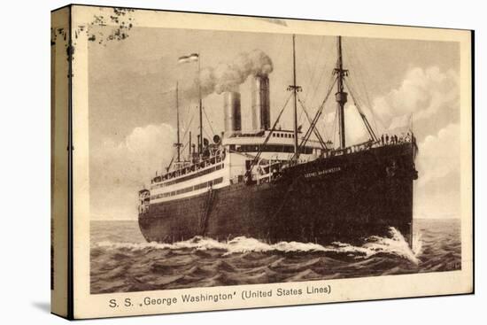United States Lines, S.S. George Washington, Dampfer-null-Premier Image Canvas