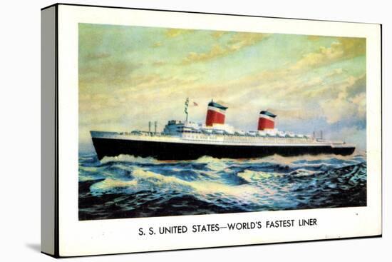 United States Lines, S.S. United States, Liner-null-Premier Image Canvas