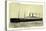 United States Lines, USL, S.S. America, Dampfschiff-null-Premier Image Canvas