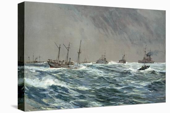 United States War-Ships in a Blow-Squally Weather Off the Cuban Coast-Carlton T. Chapman-Premier Image Canvas