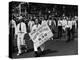 Units of the American Federation of Labor Marching in the Labor Day Parade-null-Premier Image Canvas