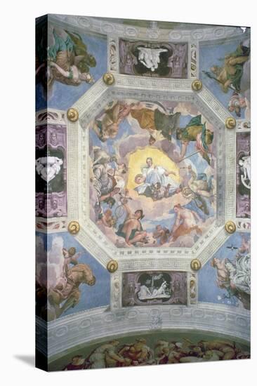 Universal Harmony, or Divine Love, from the Ceiling of the Sala di Olimpo, c.1561-Paolo Veronese-Premier Image Canvas