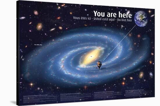 Universe: You Are Here-null-Stretched Canvas