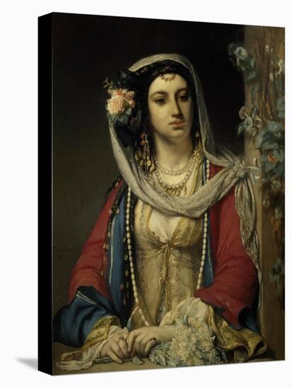 Unknown Jewish Girl in Cairo-Jean Francois Portaels-Premier Image Canvas