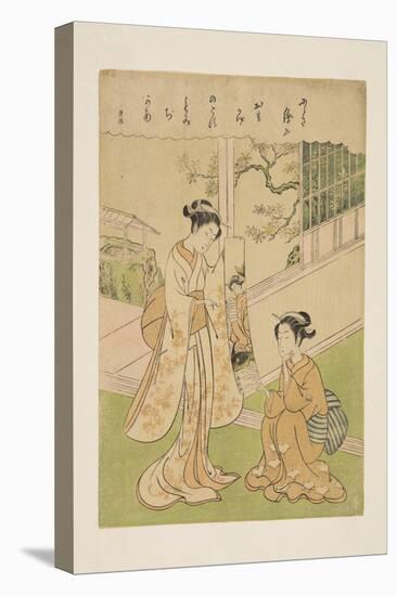 Unknown Play by Yoneyama Teiga (Colour Woodblock Print)-Suzuki Harunobu-Premier Image Canvas