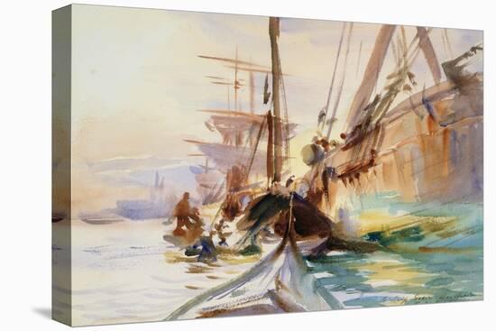 Unloading Boats in Venice, 1904-John Singer Sargent-Premier Image Canvas