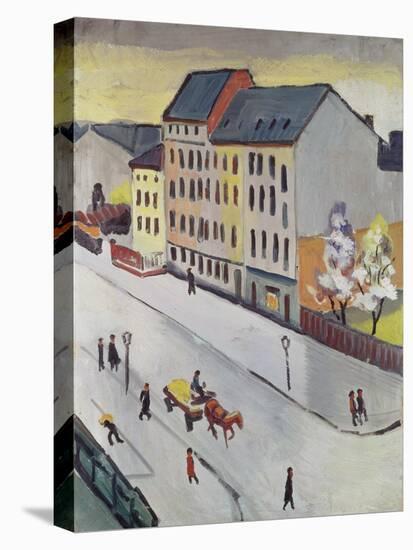 Unsere Strasse in Grau, 1911-Auguste Macke-Premier Image Canvas
