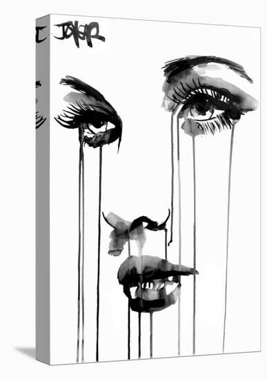 Untitled Face #4-Loui Jover-Stretched Canvas