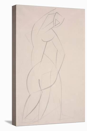 Untitled (Study for Red Stone Dancer), 1912 (Pencil on Paper)-Henri Gaudier-brzeska-Premier Image Canvas