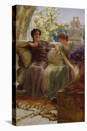 Unwelcome Confidence, 1895-Sir Lawrence Alma-Tadema-Premier Image Canvas