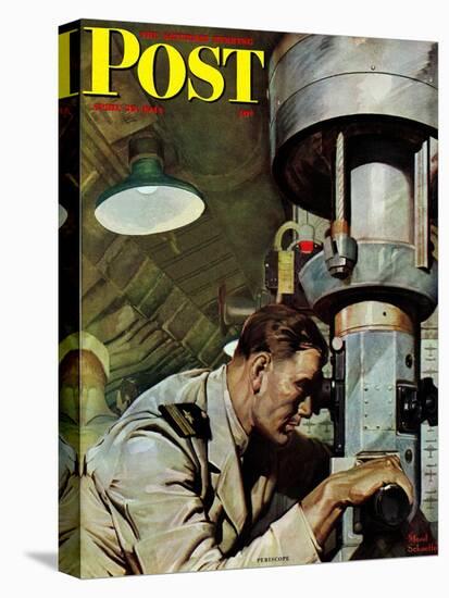 "Up Periscope!," Saturday Evening Post Cover, April 22, 1944-Mead Schaeffer-Premier Image Canvas