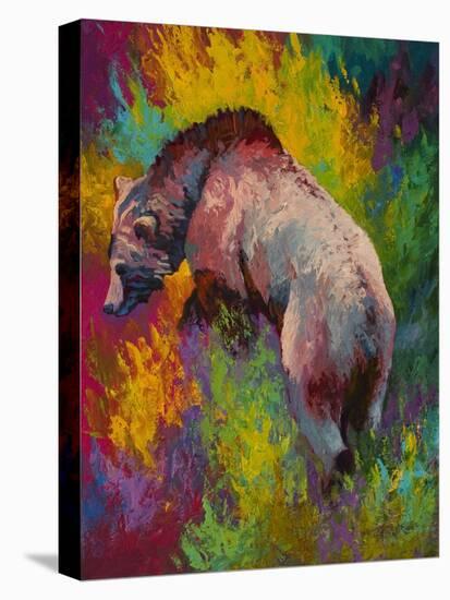 Up The Bank Grizzly-Marion Rose-Premier Image Canvas