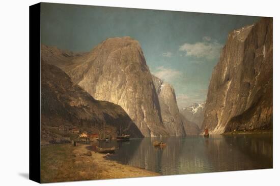 Up the Sogne Fjord, Near Gudangen, 1876-Adelsteen Normann-Premier Image Canvas