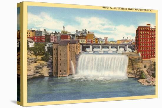 Upper Falls, Genesee River, Rochester, New York-null-Stretched Canvas
