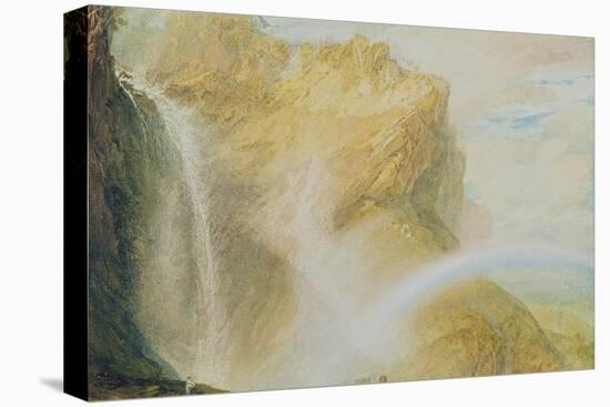Upper Falls of the Reichenbach (W/C on Paper)-J. M. W. Turner-Premier Image Canvas