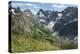 Upper Fisher Creek basin. Fisher Peak, Black Peak and Mount Arriva are in the distance, Washington-Alan Majchrowicz-Premier Image Canvas