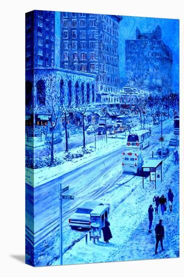 Upper West Side, Manhattan, Snow, 2013-Anthony Butera-Premier Image Canvas