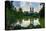 Upper West Side Skyline from Central Park Lake in New York City.-Sean Pavone-Premier Image Canvas