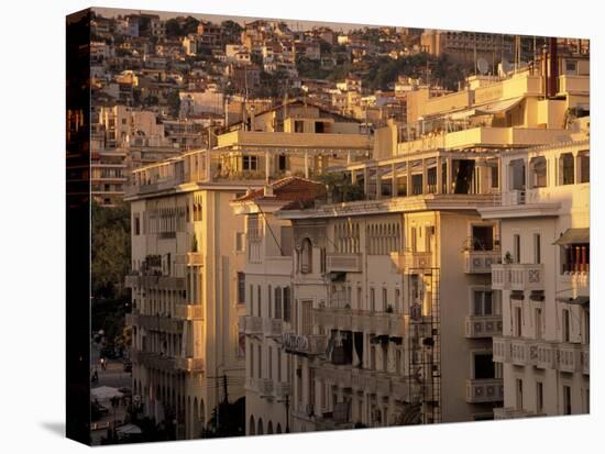 Urban Apartment Buildings in Greece-Walter Bibikow-Premier Image Canvas