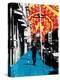 Urban Collage Sidewalk-Deanna Fainelli-Stretched Canvas