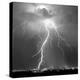 Urban Lightning II BW-Douglas Taylor-Stretched Canvas