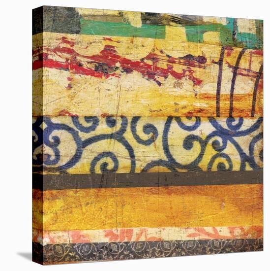 Urban Mixed Bag III-Cheryl Warrick-Stretched Canvas