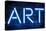 Urban Neon Collection - Blue ART-Philippe Hugonnard-Stretched Canvas