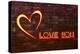 Urban Neon Collection - Love You-Philippe Hugonnard-Stretched Canvas