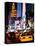 Urban Scene by Night, Times Square, Manhattan, New York City, United States-Philippe Hugonnard-Premier Image Canvas