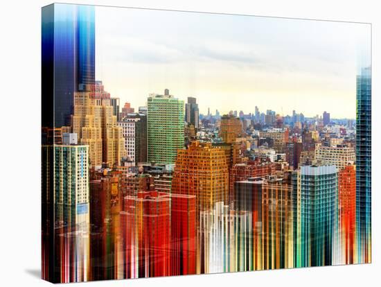 Urban Stretch Series - Skyline of Manhattan at Sunset - New York-Philippe Hugonnard-Premier Image Canvas