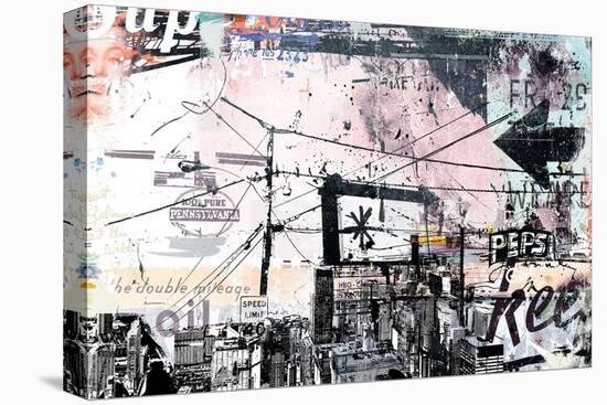 Urbanise, 2016 (Collage on Canvas)-Teis Albers-Premier Image Canvas