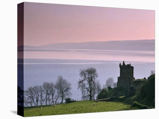 Urquhart Castle, Strone Point on the North-Western Shore of Loch Ness, Inverness-Shire-Nigel Blythe-Premier Image Canvas