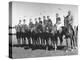 US and Mexico Polo Team Members Posing on Horseback-null-Premier Image Canvas