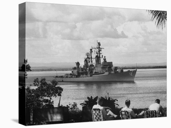 US Armed Forcese Destroyer Sullivan in Guantanamo Bay at the Time of the Cuban Missile Crisis-null-Premier Image Canvas