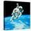 US Astronaut Bruce Mccandless Conducting Space Walk During Challenger IV Space Shuttle Mission-null-Premier Image Canvas