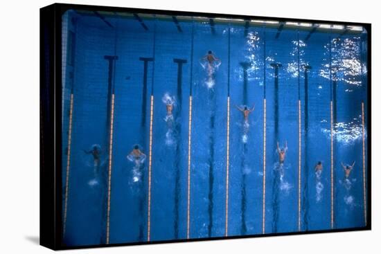 US Athlete Mark Spitz Leads in the 200 Meter Butterfly at the Summer Olympics-Co Rentmeester-Premier Image Canvas