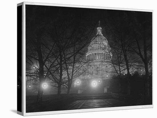 Us Capitol from Pennsylvania Avenue-null-Premier Image Canvas